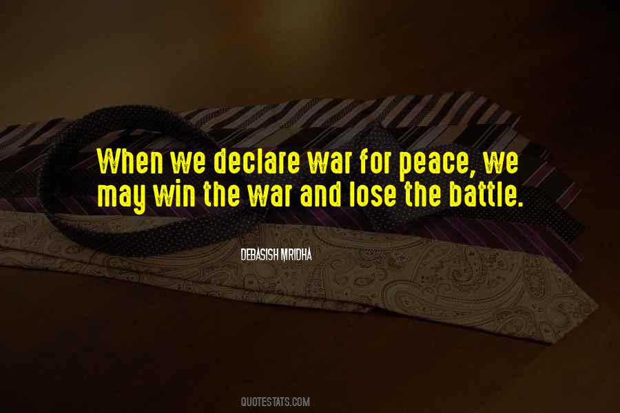 Quotes About War And Battle #314575