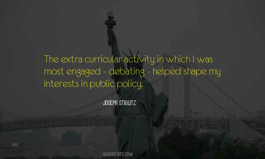 Extra Curricular Activity Quotes #1698948