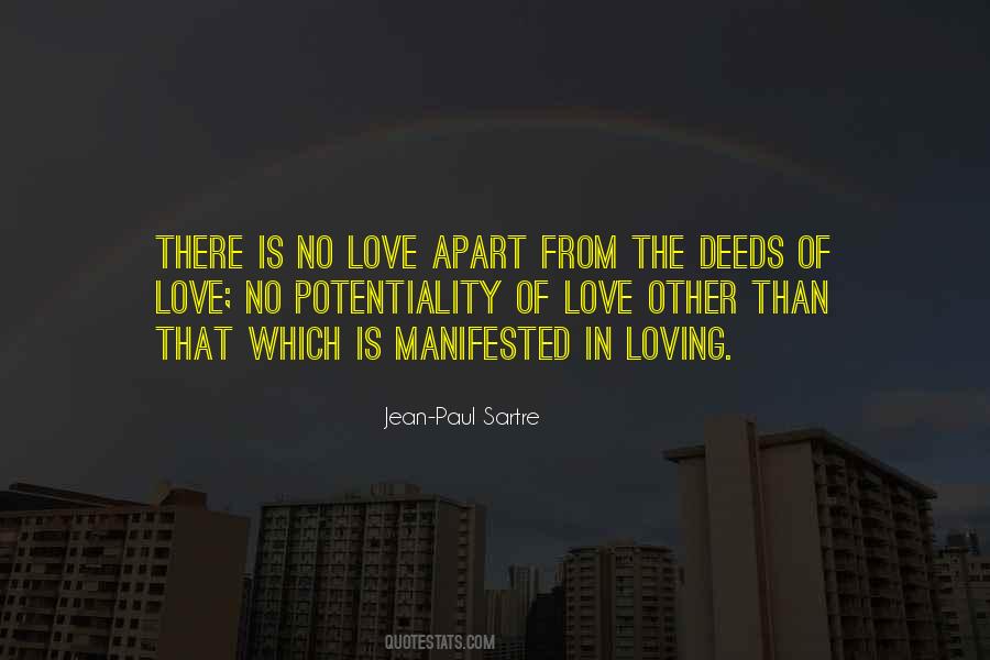 Apart From Love Quotes #1780557