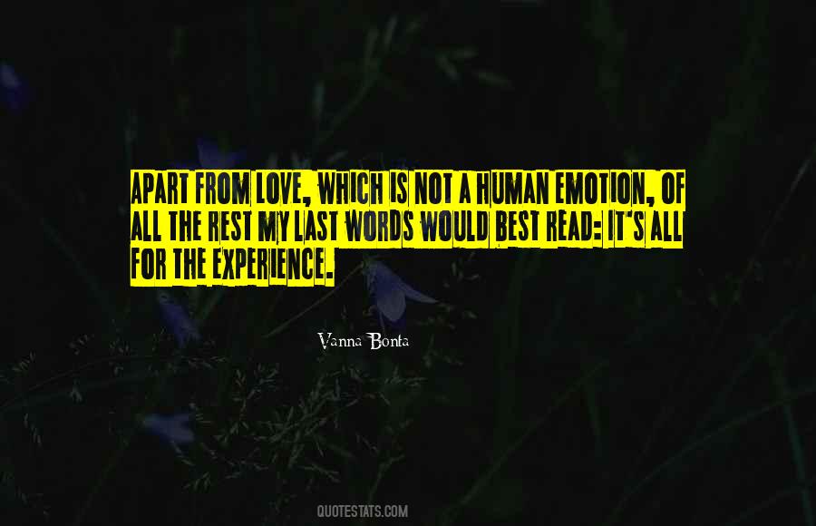 Apart From Love Quotes #810917