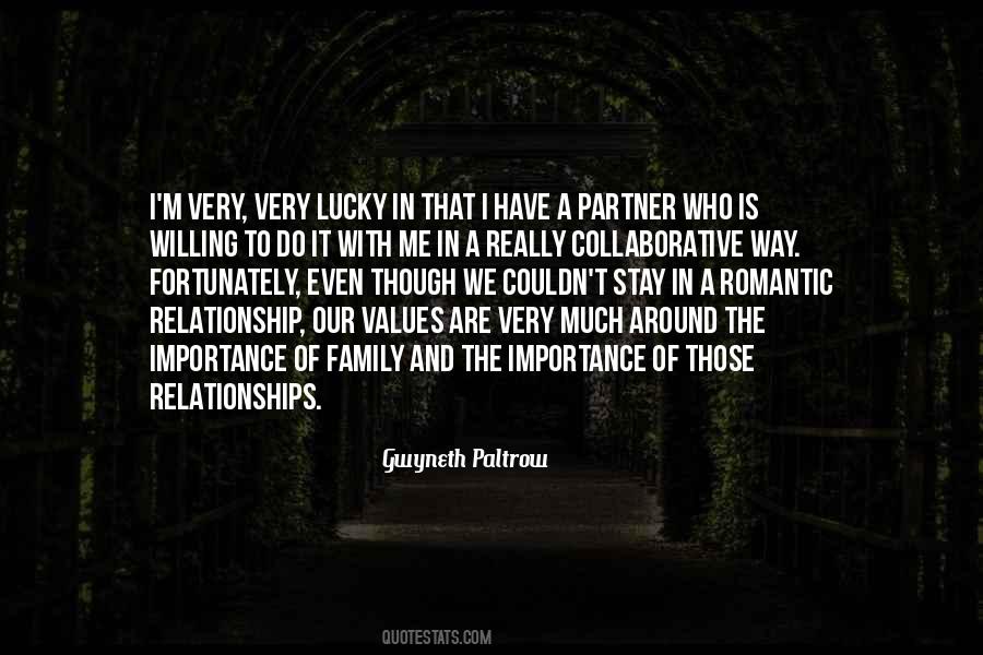 Quotes About Your Partner's Family #1658417