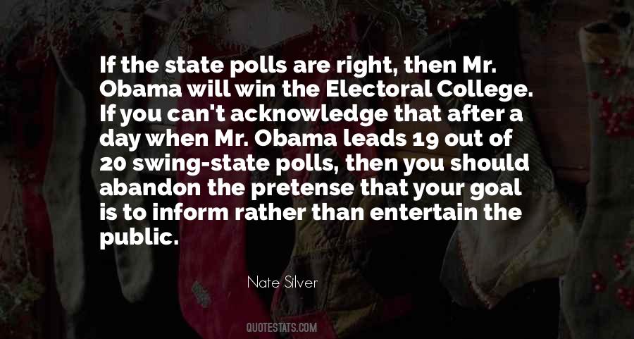 Quotes About Polls #1091281