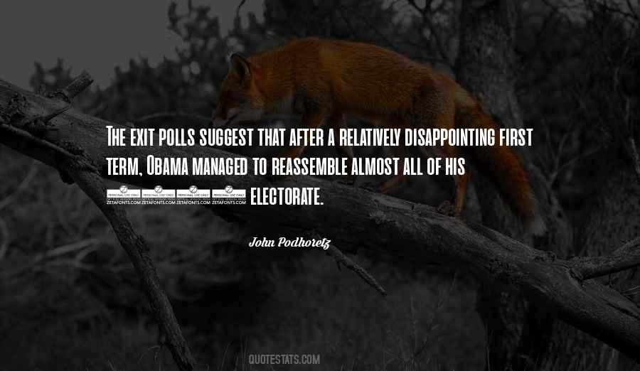 Quotes About Polls #1226845