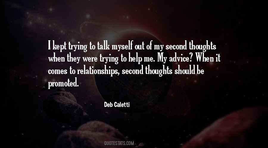 Quotes About Thoughts Of Love #207300