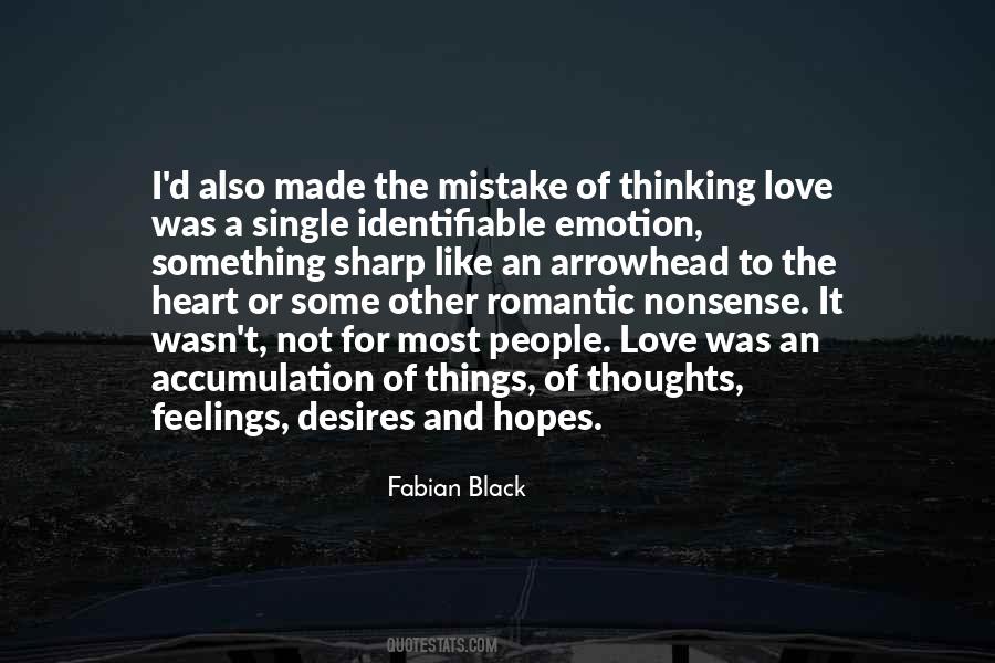 Quotes About Thoughts Of Love #263410