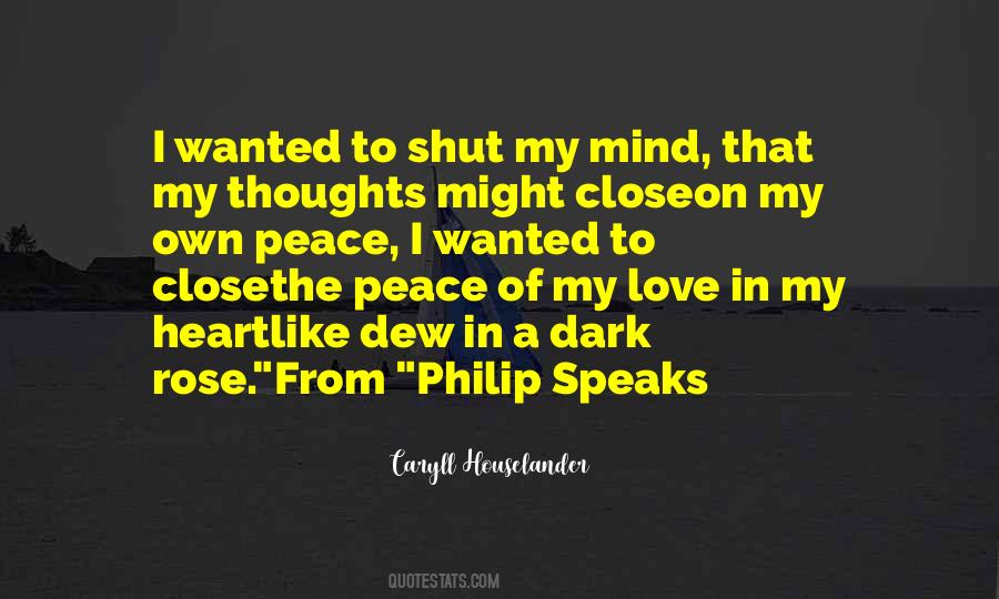 Quotes About Thoughts Of Love #41605