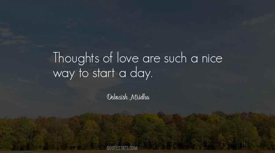 Quotes About Thoughts Of Love #753322