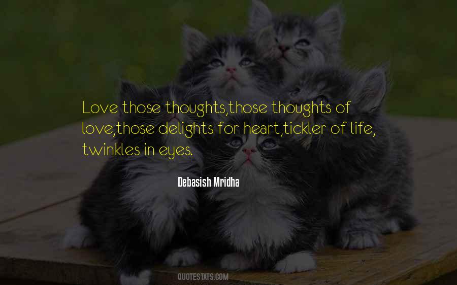 Quotes About Thoughts Of Love #777253