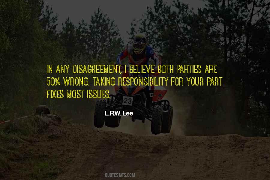 Quotes About Taking Responsibility #944710