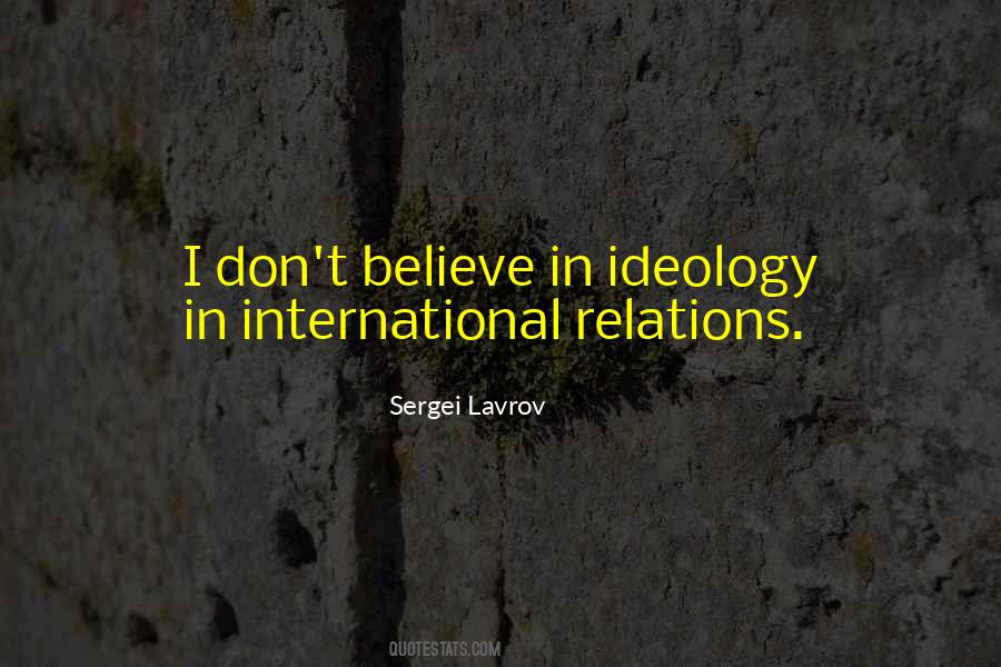 Quotes About International Relations #1389238