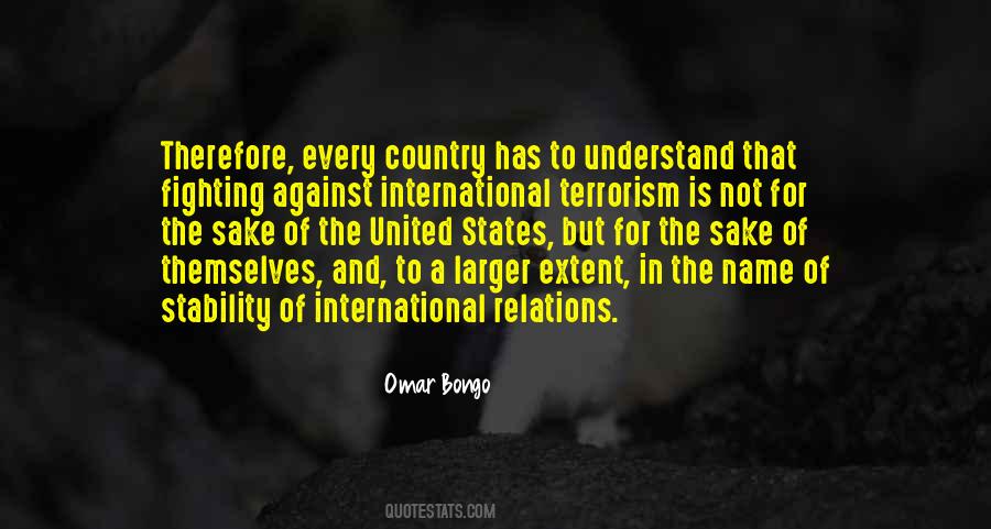Quotes About International Relations #202542