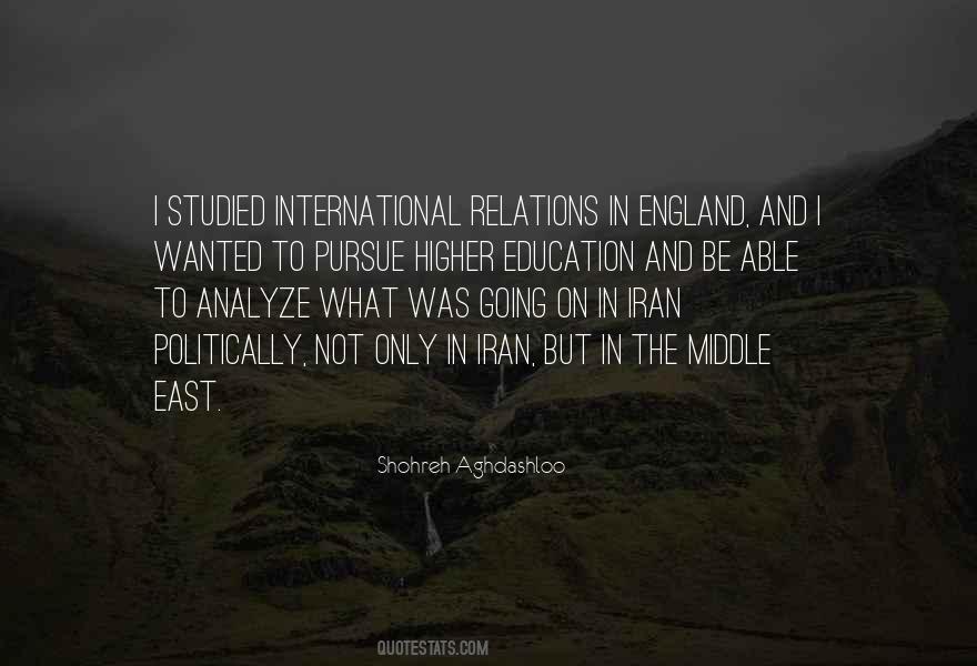 Quotes About International Relations #370775