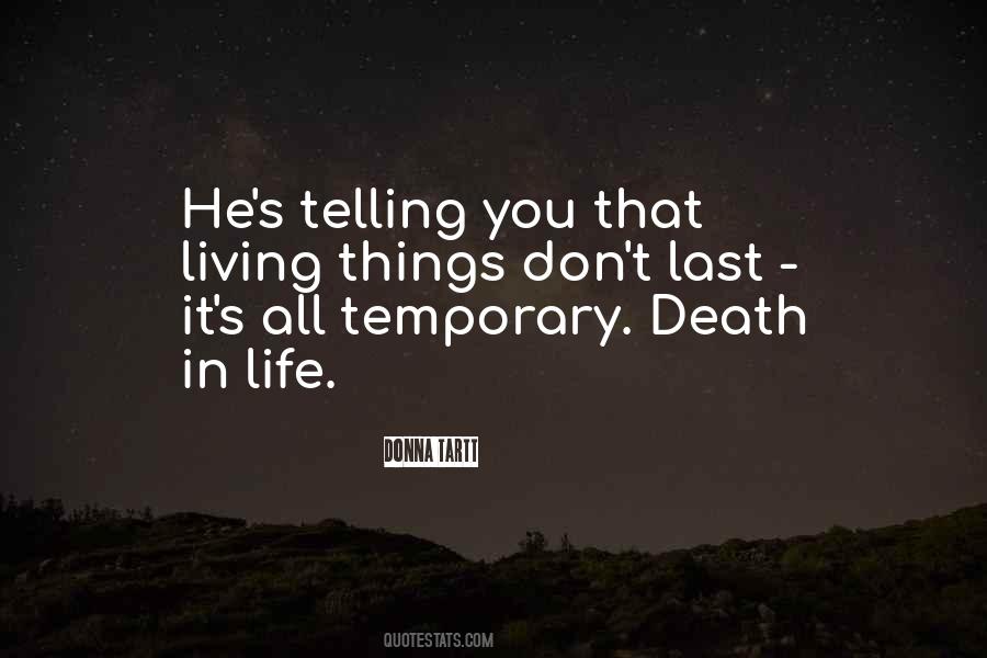 Quotes About Temporary Things In Life #416308