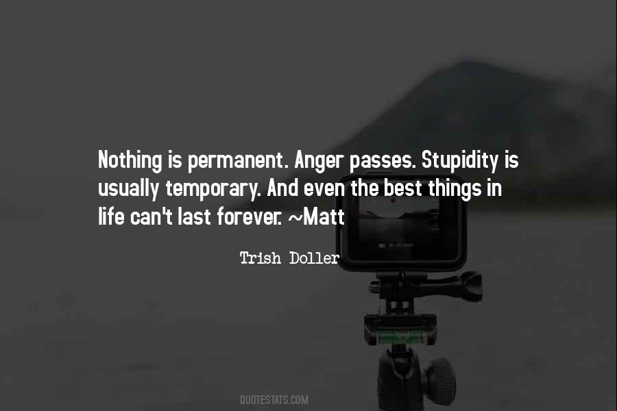 Quotes About Temporary Things In Life #606118