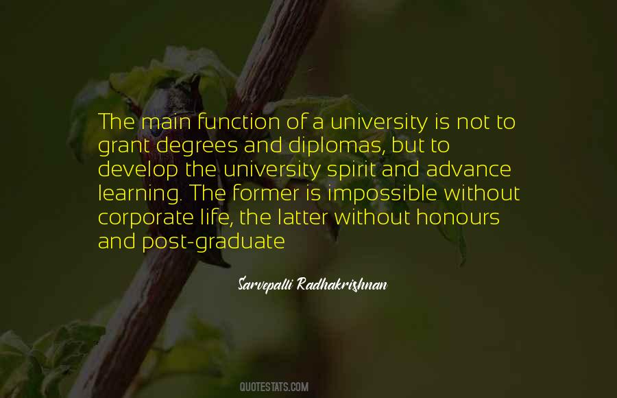 Quotes About University Degrees #1251579