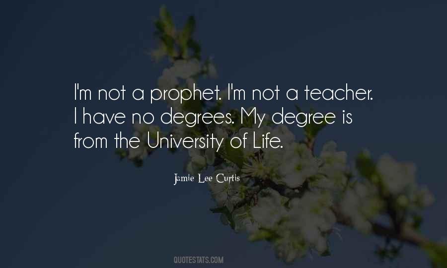 Quotes About University Degrees #806878