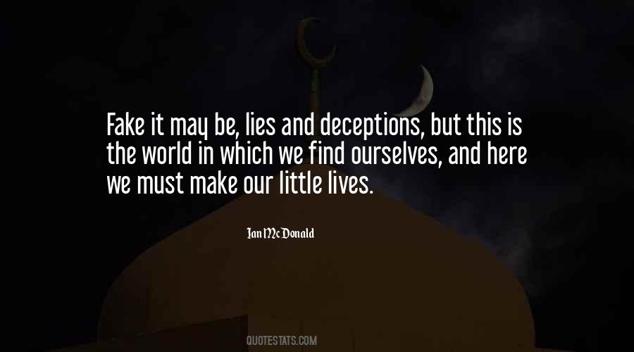 Fake World Quotes #1044664
