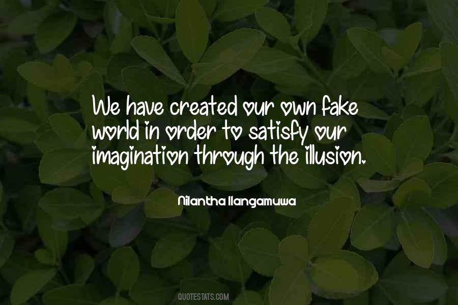 Fake World Quotes #1652476