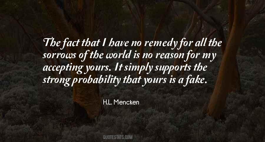 Fake World Quotes #928920