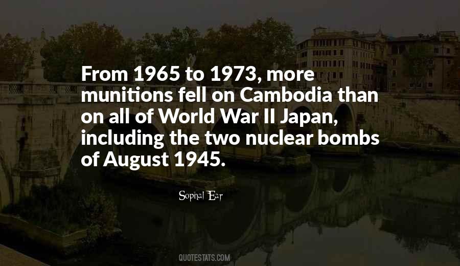 Quotes About Nuclear Bombs #1829313