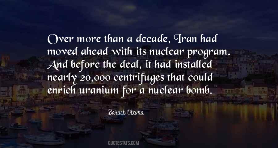 Quotes About Nuclear Bombs #618143