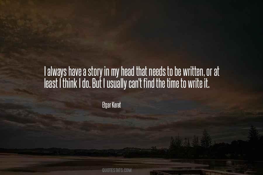 Quotes About Written #1826002