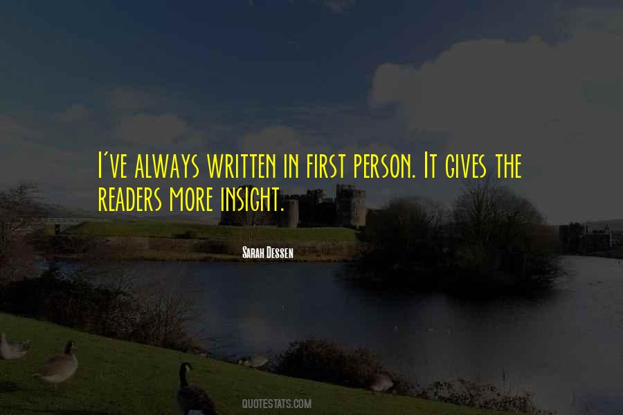 Quotes About Written #1826077