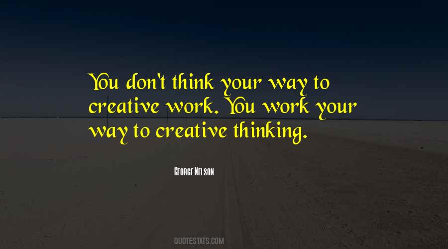 Quotes About Creative Thinking #748214