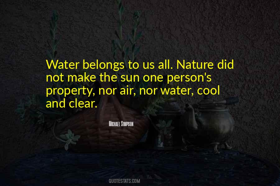 Quotes About Clear Water #811422