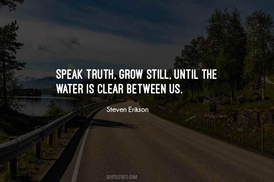 Quotes About Clear Water #967673