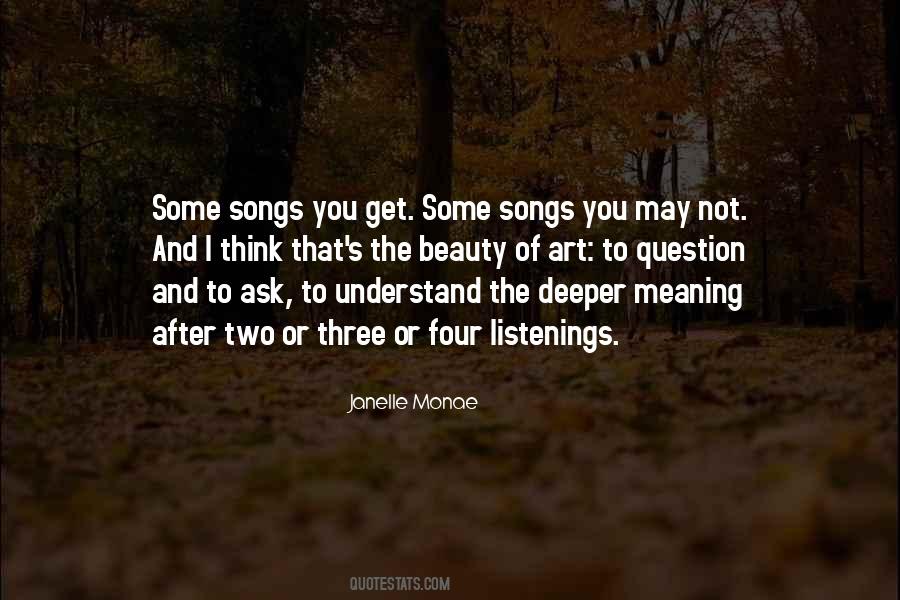 Songs Songs Quotes #23087