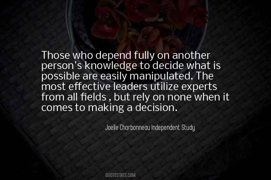 Leadership Experts Quotes #527245