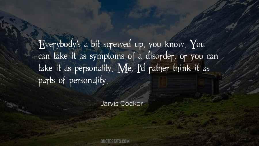 Quotes About Personality Disorder #1644775