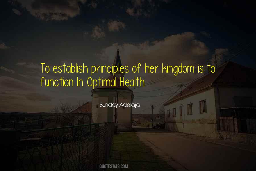 Quotes About Optimal Health #1390078