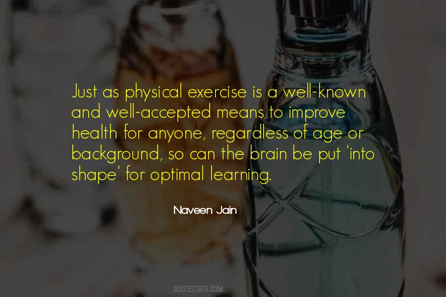 Quotes About Optimal Health #518506
