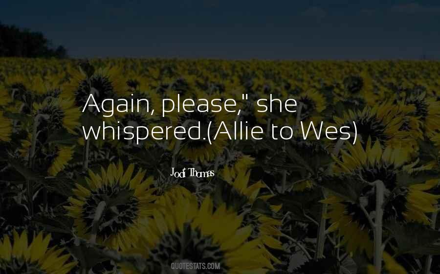 Quotes About Allie #90589