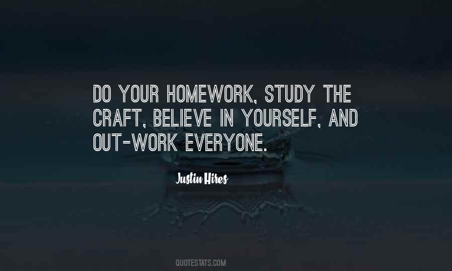 Study And Work Quotes #1012721