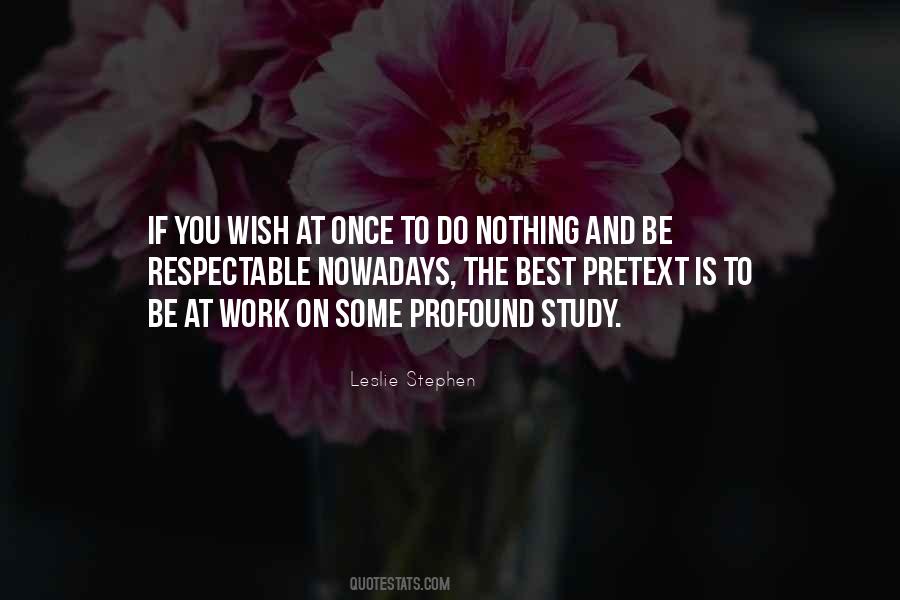 Study And Work Quotes #11727