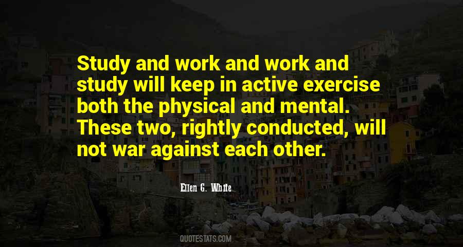 Study And Work Quotes #1645776