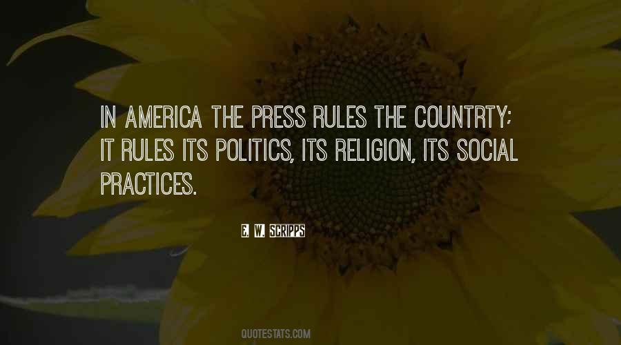 Politics In America Quotes #421747