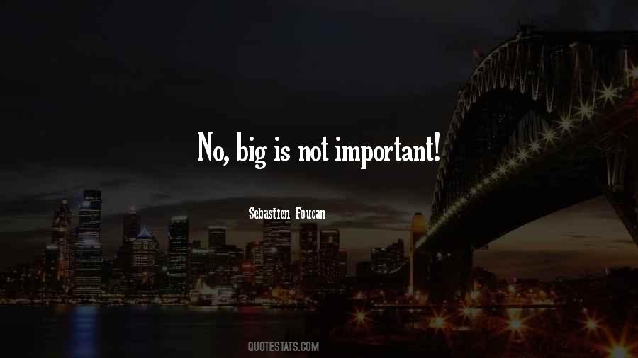 Not Important Quotes #1356246