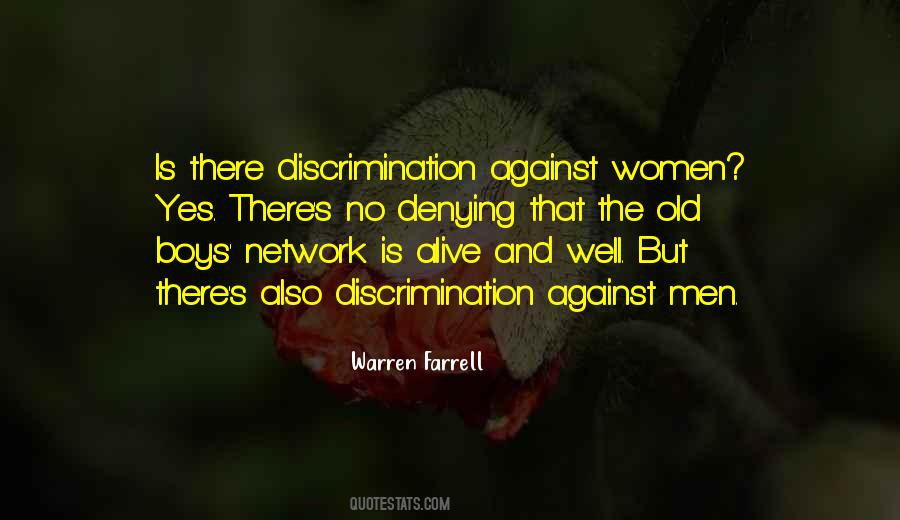 Discrimination Against Women Quotes #36339