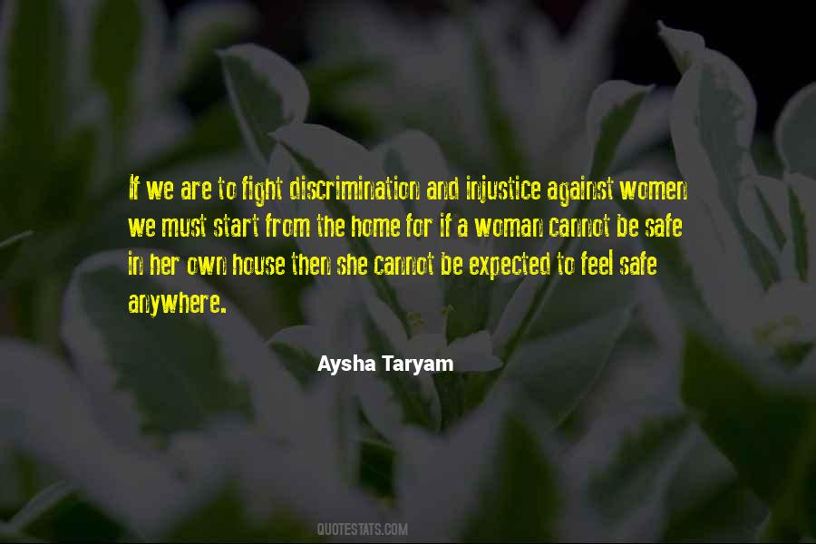 Discrimination Against Women Quotes #887545