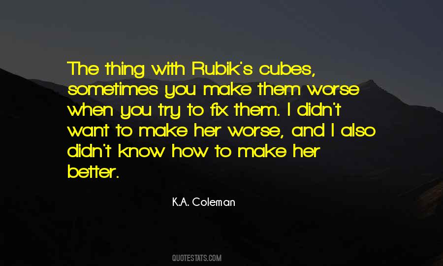 Quotes About Cubes #174671