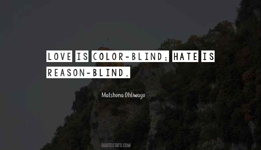 Quotes About Color Blind #859891