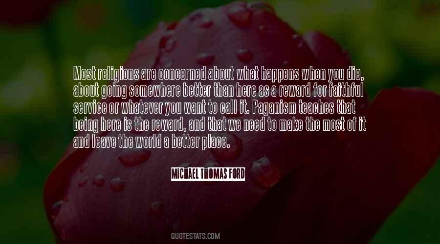 Faithful Place Quotes #612999