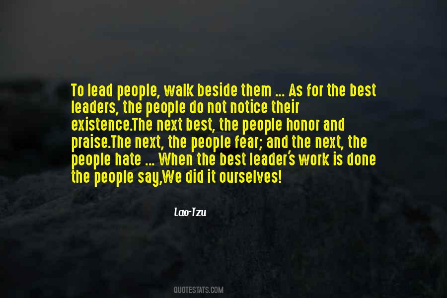 Quotes About The Best Leaders #1627537