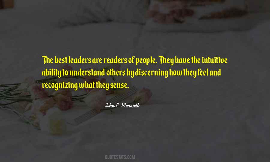 Quotes About The Best Leaders #482977