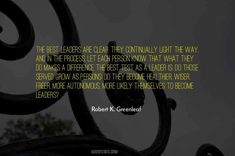 Quotes About The Best Leaders #729147