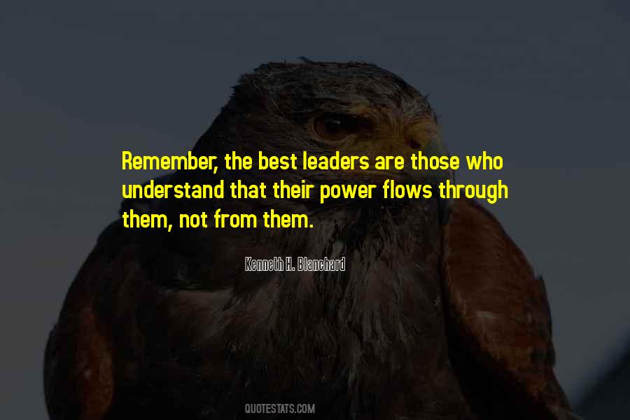 Quotes About The Best Leaders #859917